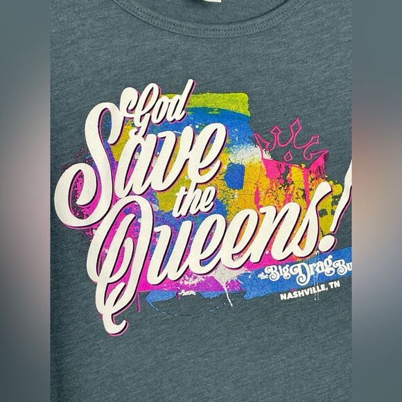 God Save The Queen Pride Tank Top M - Picture 2 of 4